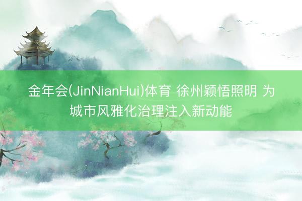 金年会(JinNianHui)体育 徐州颖悟照明 为城市风雅化治理注入新动能