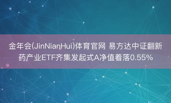 金年会(JinNianHui)体育官网 易方达中证翻新药产业ETF齐集发起式A净值着落0.55%